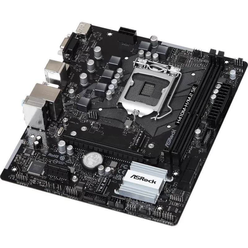 ASRock H410M-H/M.2 SE moederbord Intel H410 LGA 1200 micro ATX