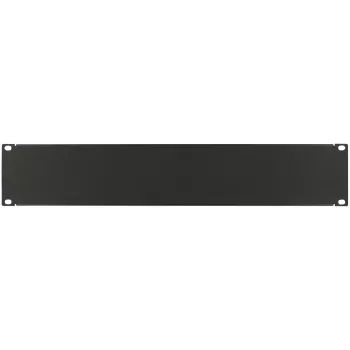 Blindplaat LOGON RAB105BL zwart 2U rackaccessoire