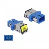 Optische vezelkoppeling DeLOCK 86888 SC simplex bus naar SC simplex bus blauw