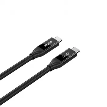 USB-C-kabel Unitek C14100ABK01-2M – 2 m, 100 W Power Delivery, 40 Gbit/s data