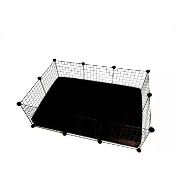 C&C modulaire kooi 3x2 110x75 cm cavia's, egels, zwart