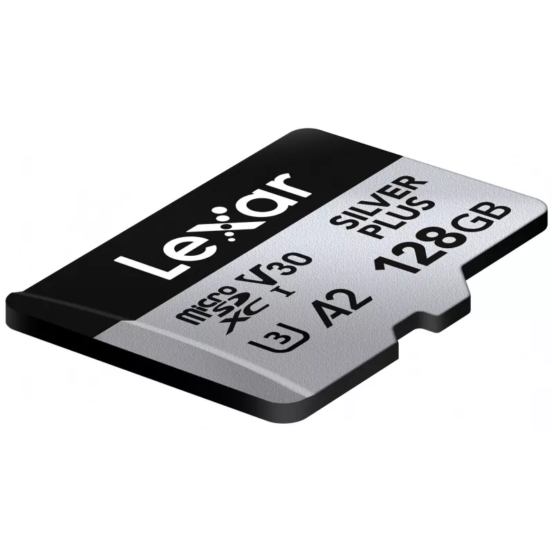Flashgeheugen Lexar 128 GB UHS-I MicroSDXC Professional SILVER PLUS