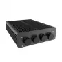 Akasa Pascal TX Plus Thin-mini-ITX-behuizing voor Intel, IP65-beschermd, ventilatorloos - zwart