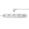 Slimme stekkerdoos Denver SHP-300U 3 AC-stopcontacten type E 4 wit