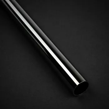 Bitspower None Chamfer messing hard tubing 14 mm AD, 500 mm, zwart glanzend