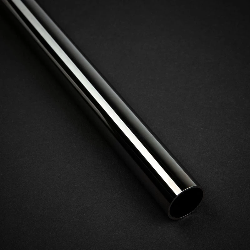 Bitspower None Chamfer messing hard tubing 14 mm AD, 500 mm, zwart glanzend