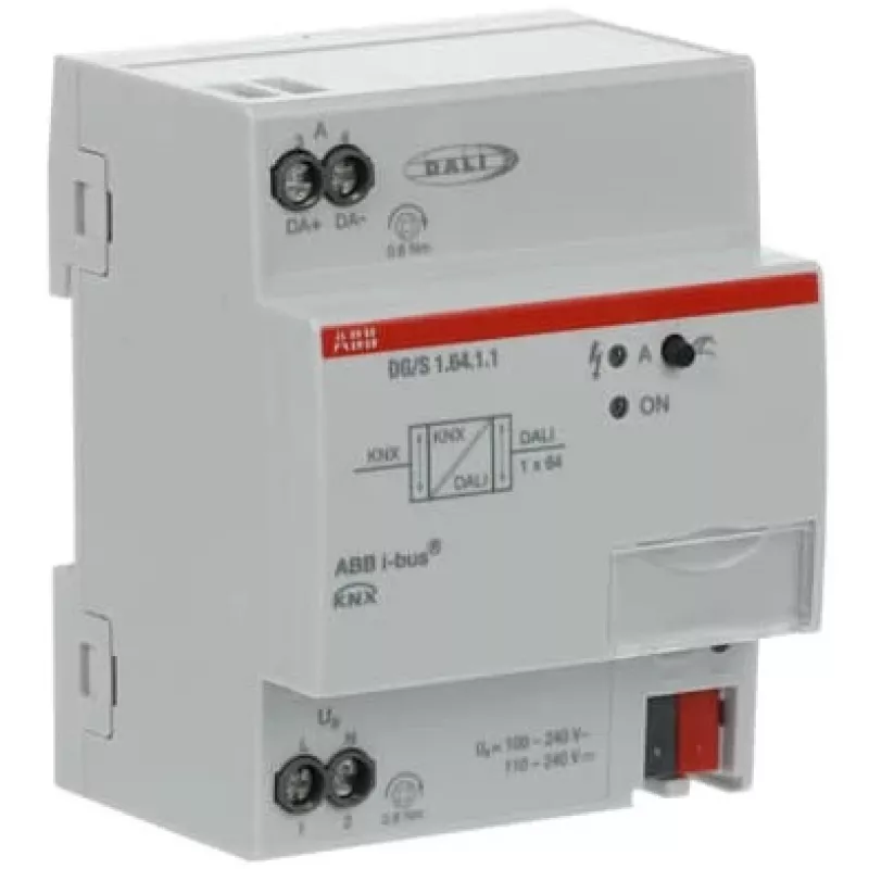 Gateway/controller ABB 2CDG110198R0011, IP20, 264 V ingang, 70×63,5×90 mm, grijs