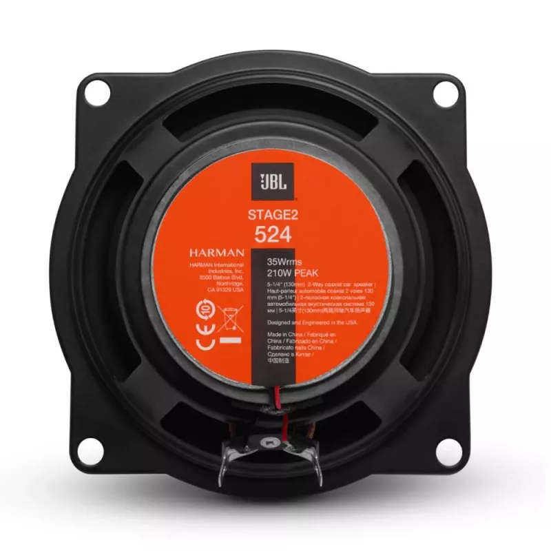 JBL Stage2 524 autoluidspreker rechthoekig 2-weg 210 W 2 stuks