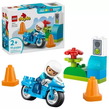 LEGO DUPLO 10471 Blauwe politiemotor