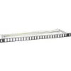 Intellinet 721011 lege keystone-patchpaneel, 24-poorts, 0,5U, afgeschermd, 19 inch
