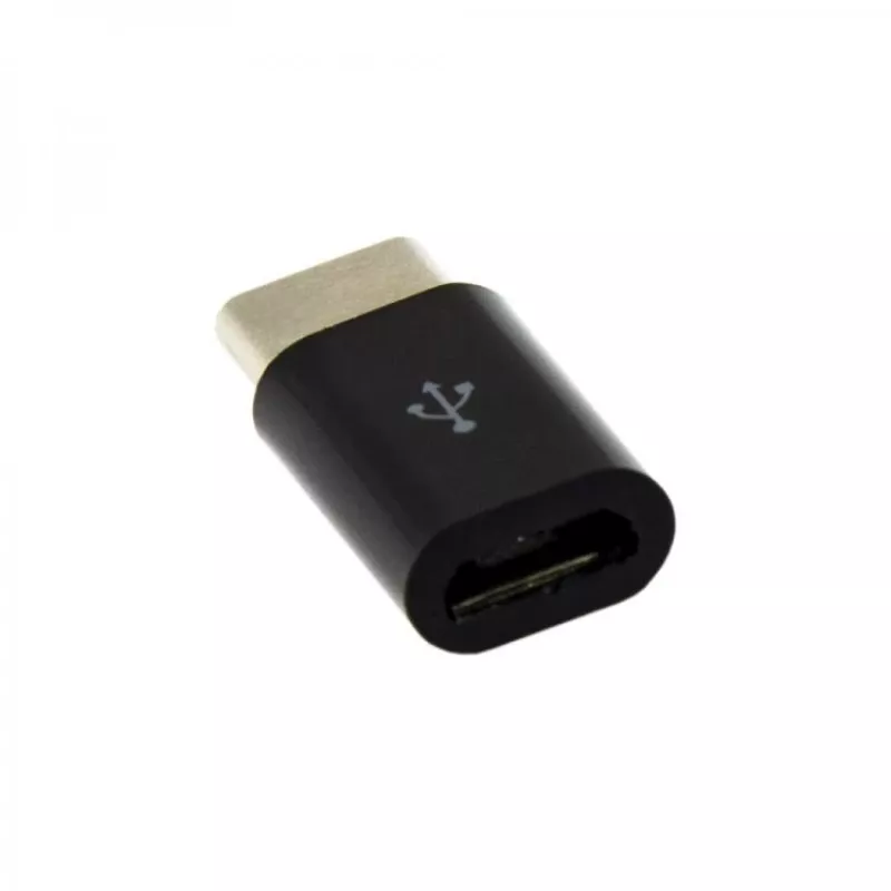 Sbox Micro USB 2.0 F. -> Type-C M. zwart AD.USB-C B