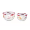 Komset OURSSON BS4781RC/DC rond keramiek 3L wit 2 st.