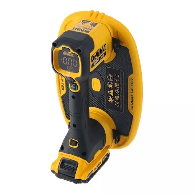 Vacuümheffer DeWalt GRABO DCE590N 18V, draadloos, draagbaar, 1 zuignap, max. last 120 kg