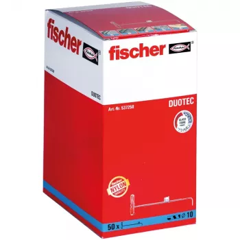 Fischer 537258 schroefplug / wandplug 50 st. schroeven- & pluggenset 50 mm