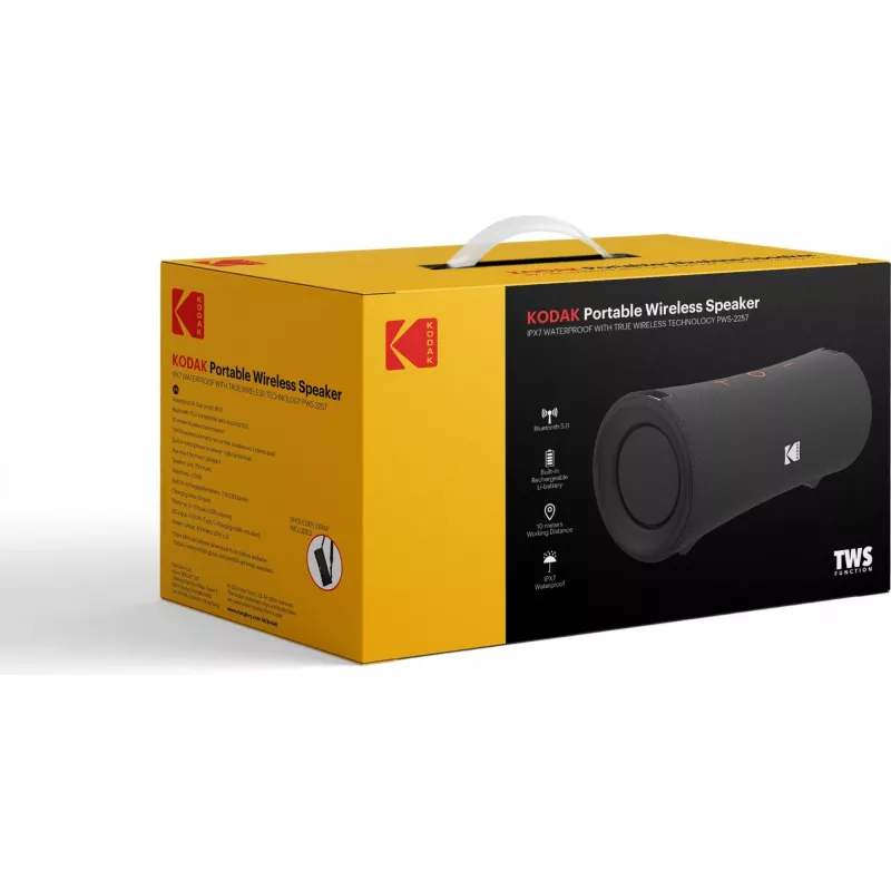 Draagbare luidspreker Kodak PWS-2257, zwart