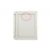 Wandmontagekast Extralink Rackmount behuizing 6U 10 inch grijs slot kabelmanagement