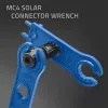 Qoltec zonne-gereedschapsset compatibel met MC4-aansluitingen | krimptang + automatische striptang