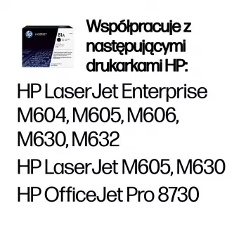 HP 81A originele LaserJet-tonercartridge zwart, 10500 pagina's, zwart, 1 stuk