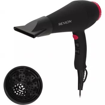 Haardroger REVLON RVDR5251E 2000 W, ionisch, 3 warmtestanden, 2 snelheden, Cool Shot — zwart/roze