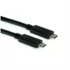 ROLINE USB3.2Gen2 kabel PD 20V5A Type-C-C ST/ST 0,5 m - kabel - Digitaal/Data - 0,5 m (11.99.9057)