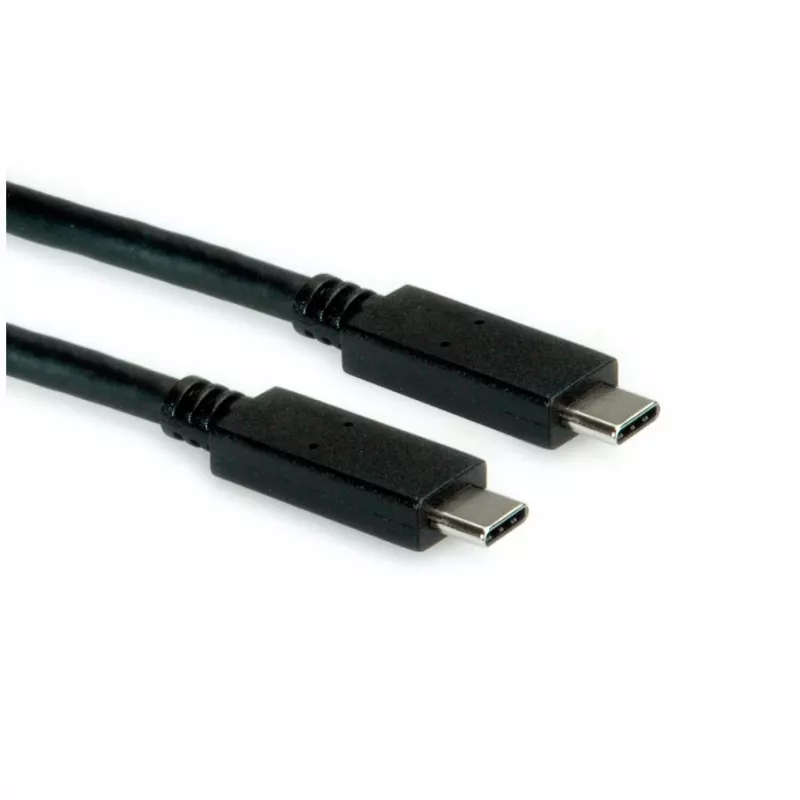 ROLINE USB3.2Gen2 kabel PD 20V5A Type-C-C ST/ST 0,5 m - kabel - Digitaal/Data - 0,5 m (11.99.9057)