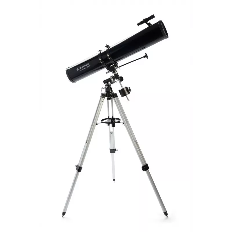 Celestron PowerSeeker 114EQ refractor 45x zwart