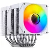 Jonsbo CR-1400 DV2 CPU-luchtkoeler, 2 x 92 mm, wit