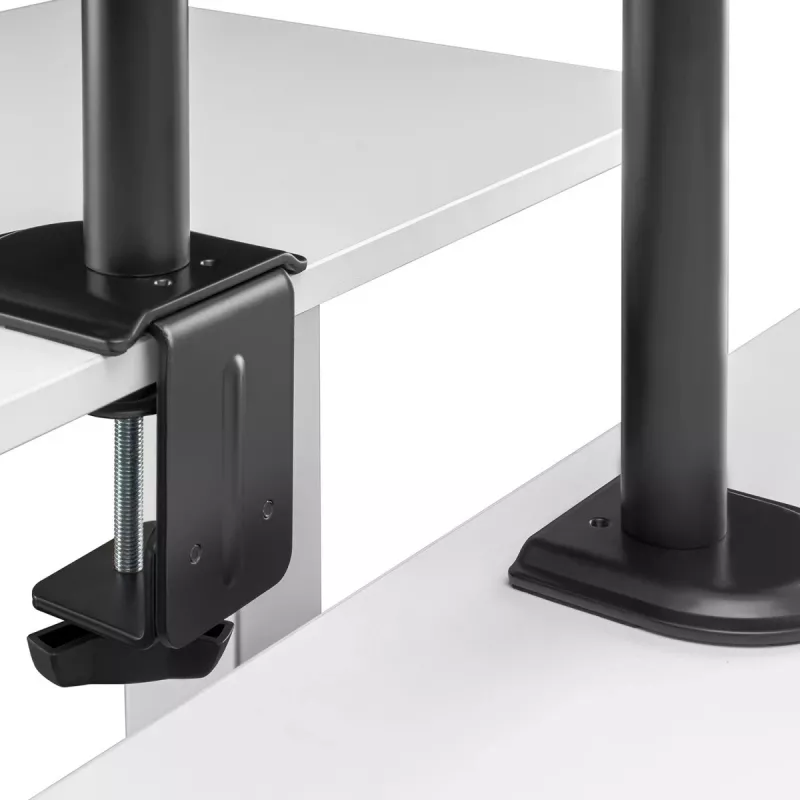 Maclean tafelhouder voor 2 monitoren, VESA 75x75 en 100x100, 17-32, 2x 9kg, MC-754N