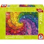 Farbenwirbel-Blüten, puzzel 2000 stukjes