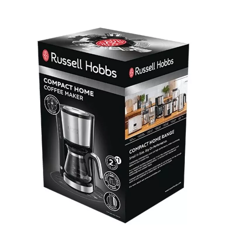 Russell Hobbs Compact Home 24210-56 mini glazen koffiezetapparaat