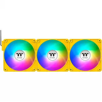 Thermaltake CT120 EX ARGB 120 mm geel 3-pack behuizingsventilator