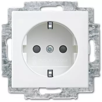 Stopcontact Busch-Jaeger type F 2P+E 16 A 250 V wit