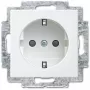 Stopcontact Busch-Jaeger type F 2P+E 16 A 250 V wit