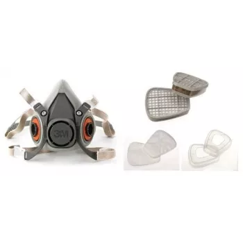 Herbruikbaar halfmasker 3M 6002 C1+R – deeltjesbescherming