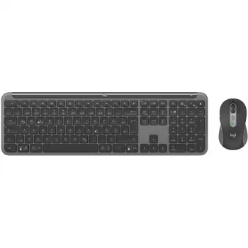 Logitech 920-012483 toetsenbord muis inbegrepen Office RF draadloos + Bluetooth QWERTZ Duits grafiet