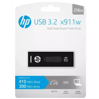 HP x911w USB-flashstation 256 GB USB Type-A 3.2 Gen 1 (3.1 Gen 1) zwart