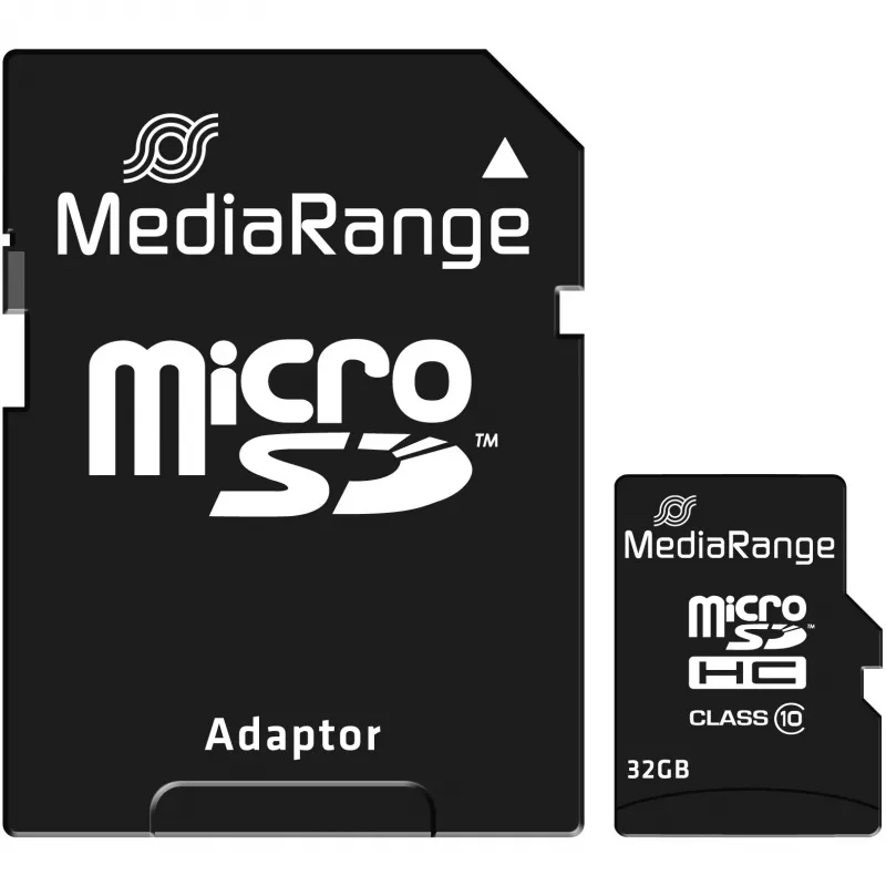 GEHEUGEN MICRO SDHC 32GB C10/MIT ADAPTER MR959 MEDIARANGE