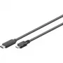 Wentronic Goobay USB 2.0 micro-stekker (type B) > USB-C stekker kabel, 0,6 m - USB 2.0 HighSpeed (67992)