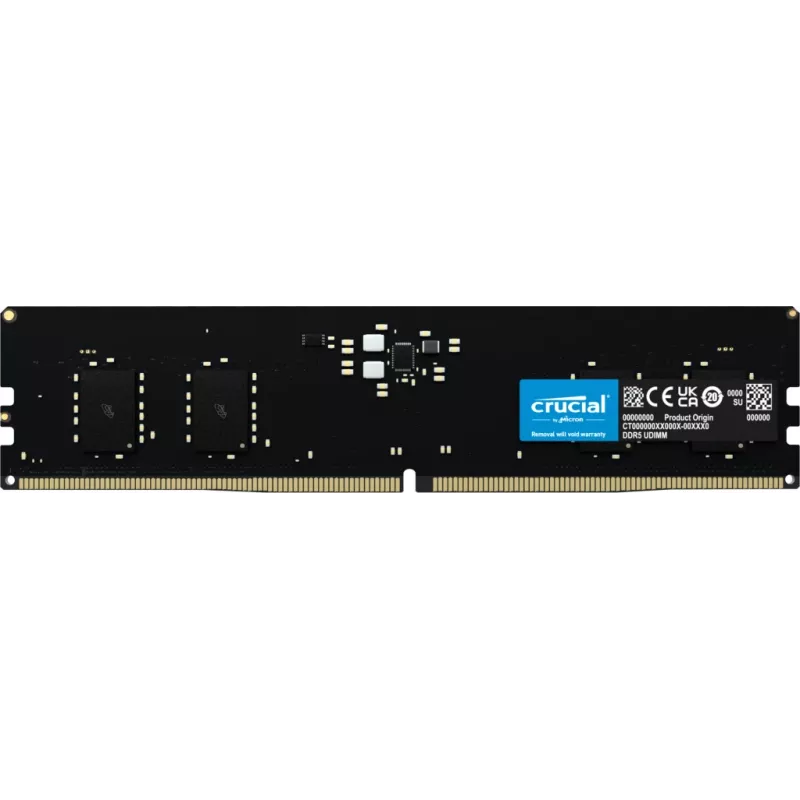 Crucial CT8G48C40U5 geheugenmodule 8 GB 1 x 8 GB DDR5 4800 MT/s