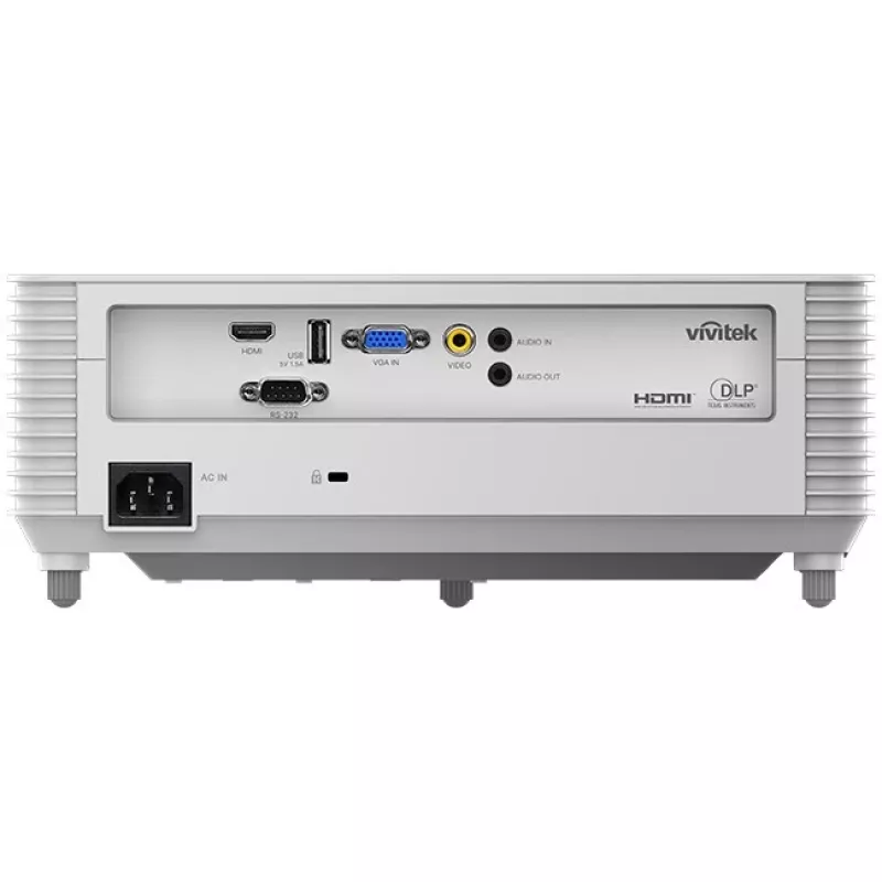 Vivitek DX330 1PI267 dataprojector met standaard projectieafstand, 4000 ANSI-lumen, DMD, XGA 1024x768, 3D, projectieverhouding 1,94–2,16:1, wit