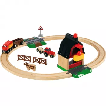 BRIO 33719 boerderijtreinset, 20 delen
