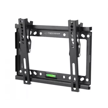 Wand-tv-beugel ESPERANZA ERW010 voor 14 inch–50 inch (35,6–127 cm), kantelbaar 15°, VESA 75x75–200x200, max. belasting 25 kg, zwart