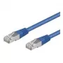 Wentronic Goobay CAT 5e-patchkabel, SF/UTP, blauw, 0,25 m - CCA koper-mix (95203)