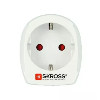 SKROSS Europa naar USA - netstroomadapterkit - eurostekker, CEI 23-16/VII / CEE 7/3 (SCHUKO)