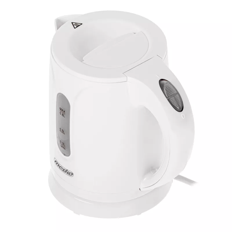 Mesko waterkoker | MS 1376 | Elektrisch | 850 W | 0,8 L | Kunststof | 360°-draaivoet | Wit