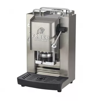 Faber Pro Inox Essential 3.0 espressomachine voor E.S.E.-pads, roestvrij staal, satijn mat