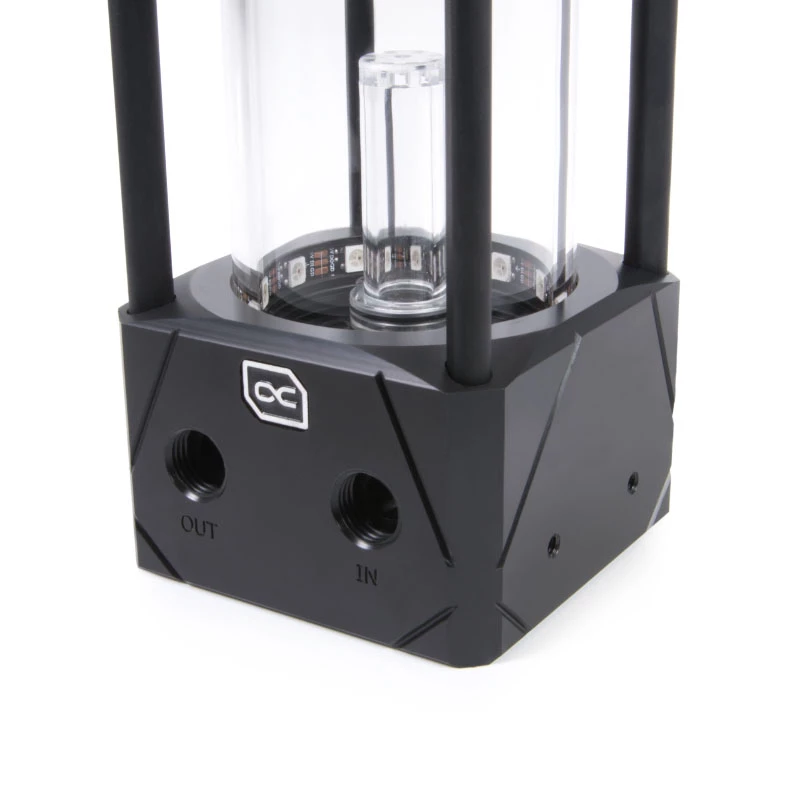 Alphacool Eisbecher Aurora D5 150 mm reservoir met VPP Apex D5-pomp, acetaal/glas (13327)