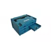 Makita MAKSTOR 3.6 kleinonderdelenbox zwart, blauw
