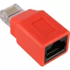 Wentronic Goobay CAT 5e RJ45-stekker/koppeling, crossover - voor 100-MHz-netwerken (68912)