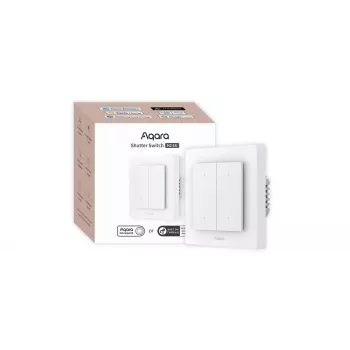 Slimme rolluikschakelaar Aqara DS-K02D – centrale besturingseenheid voor rolluiken (Thread, Zigbee, Bluetooth)